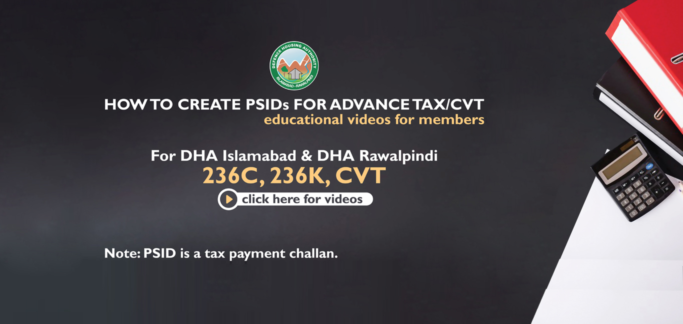How to Create PSIDs For Advance Tax/Cvt Banner