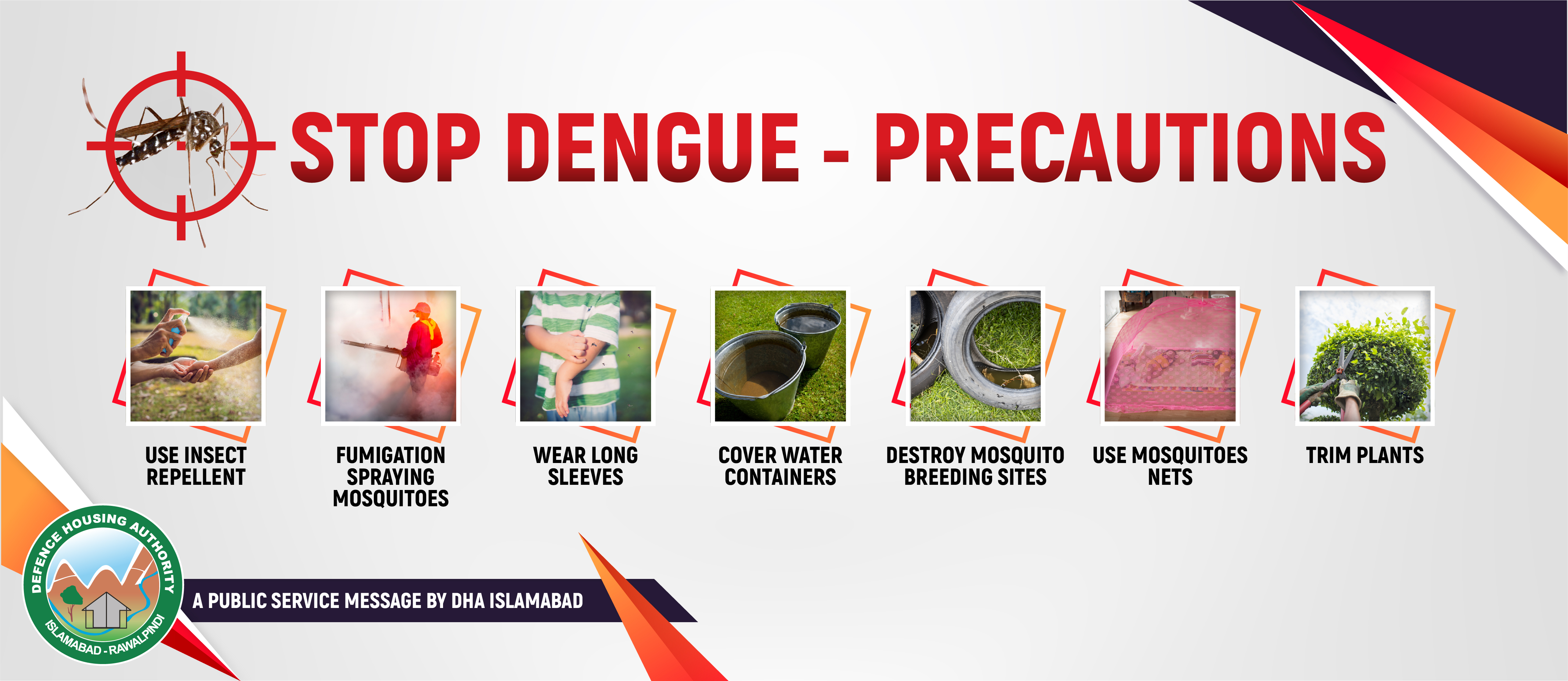 Stop Dengue - Precautions