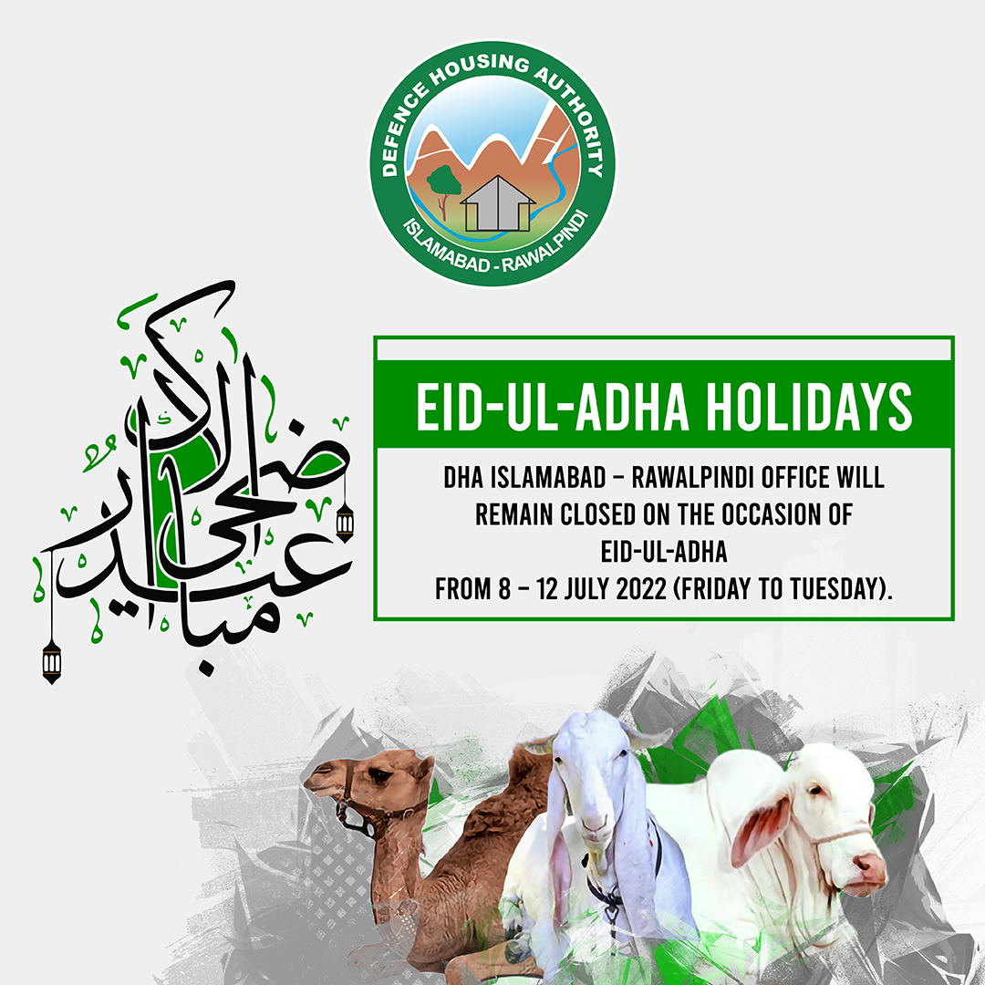 Eid-ul-Adha Holidays Banner